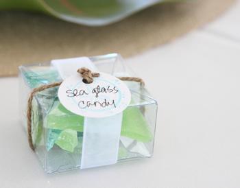 Edible Candy Beach Bridal Shower Favor Idea