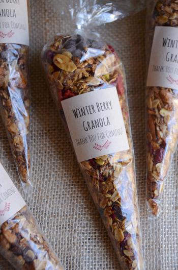 Granola Favors