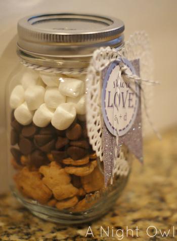 Mason Jar Bridal Favor