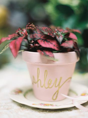 Customized Garden Bridal Favors