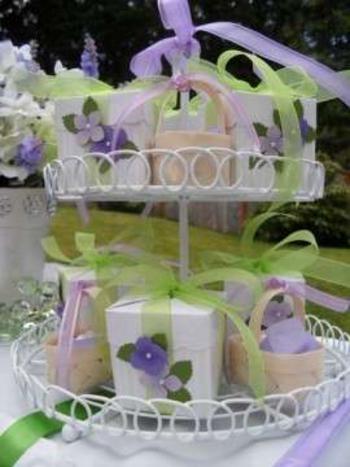 Garden Bridal Shower Favor Box