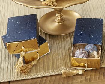 Midnight Blue Wedding Favor Box