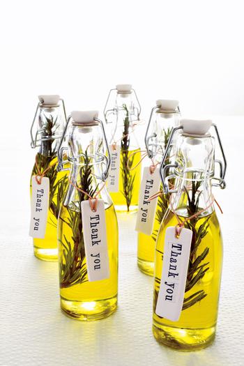 Olive Oil Wedding Favor
